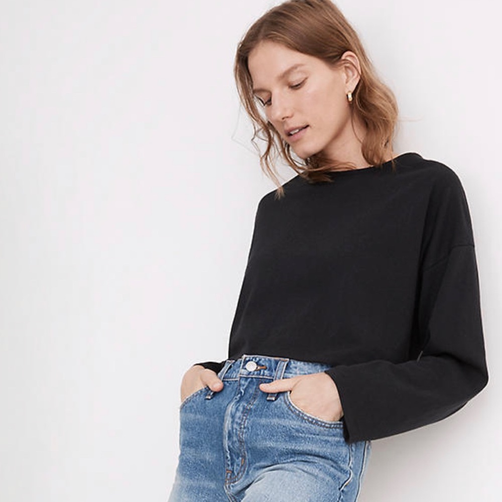 Madewell Supercrop Long-Sleeve Tee